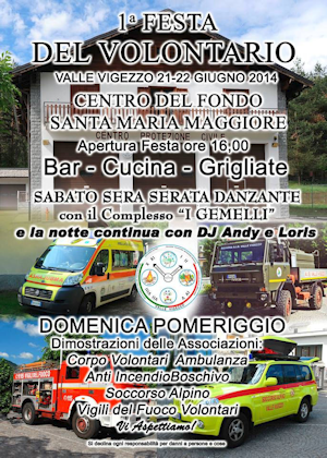 locandina festa volontariato valle vigezzo 2014